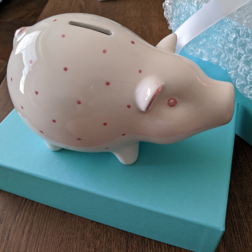 Tiffany & Co Ceramic Piggy Bank